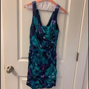 Express multicolor cocktail dress